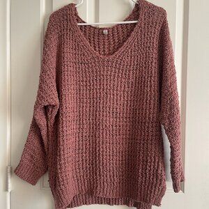 Daisies Pink Sweater
